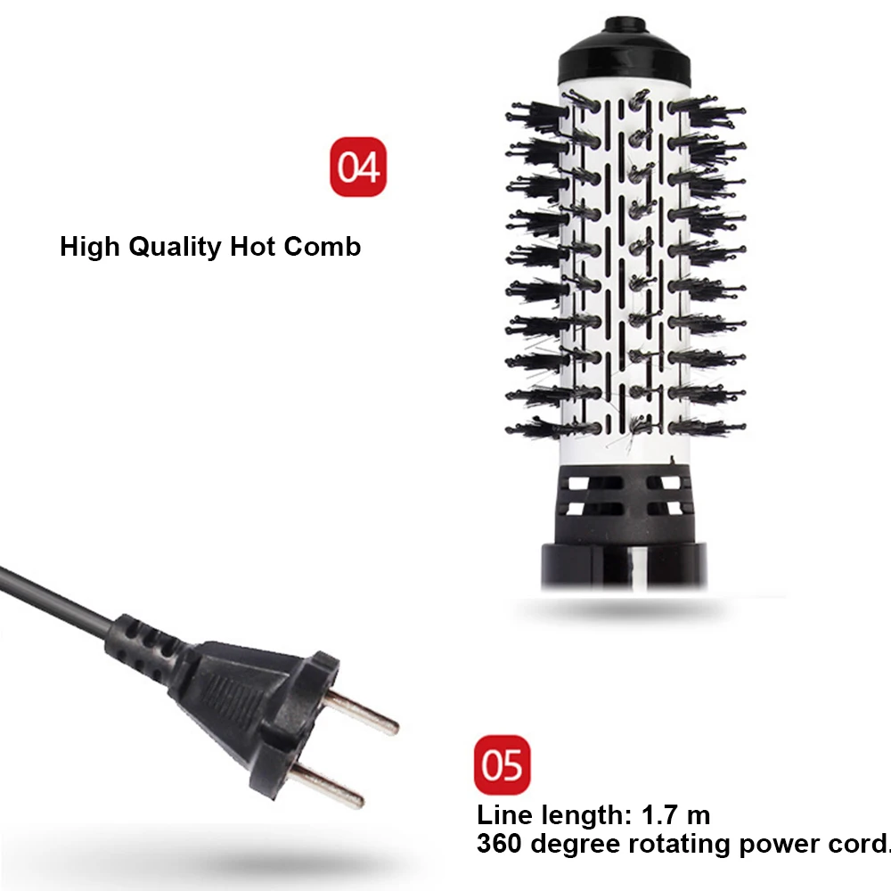 2В 1 фен щетка расческа для волос стайлер бигуди мягкие плойка завивки укладка