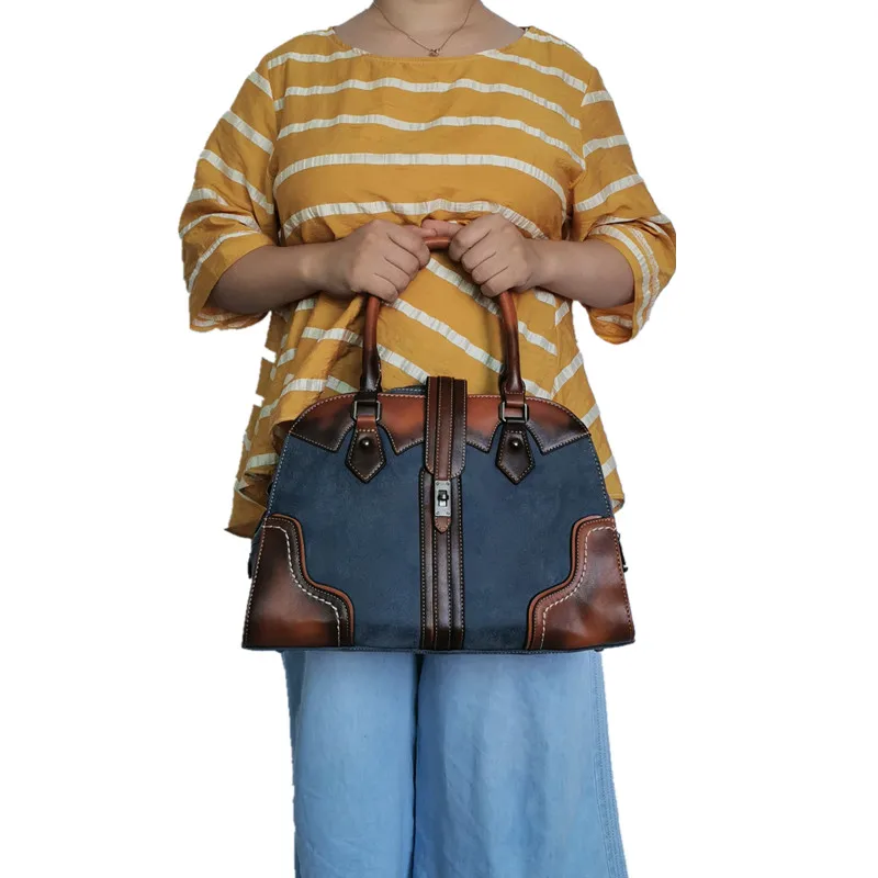 

2021 Hot Sale Fashion Ladies Handbag Soft Leather Women's Large Capacity Shoulder Bag For Women Crossbody Messenger Bags RU