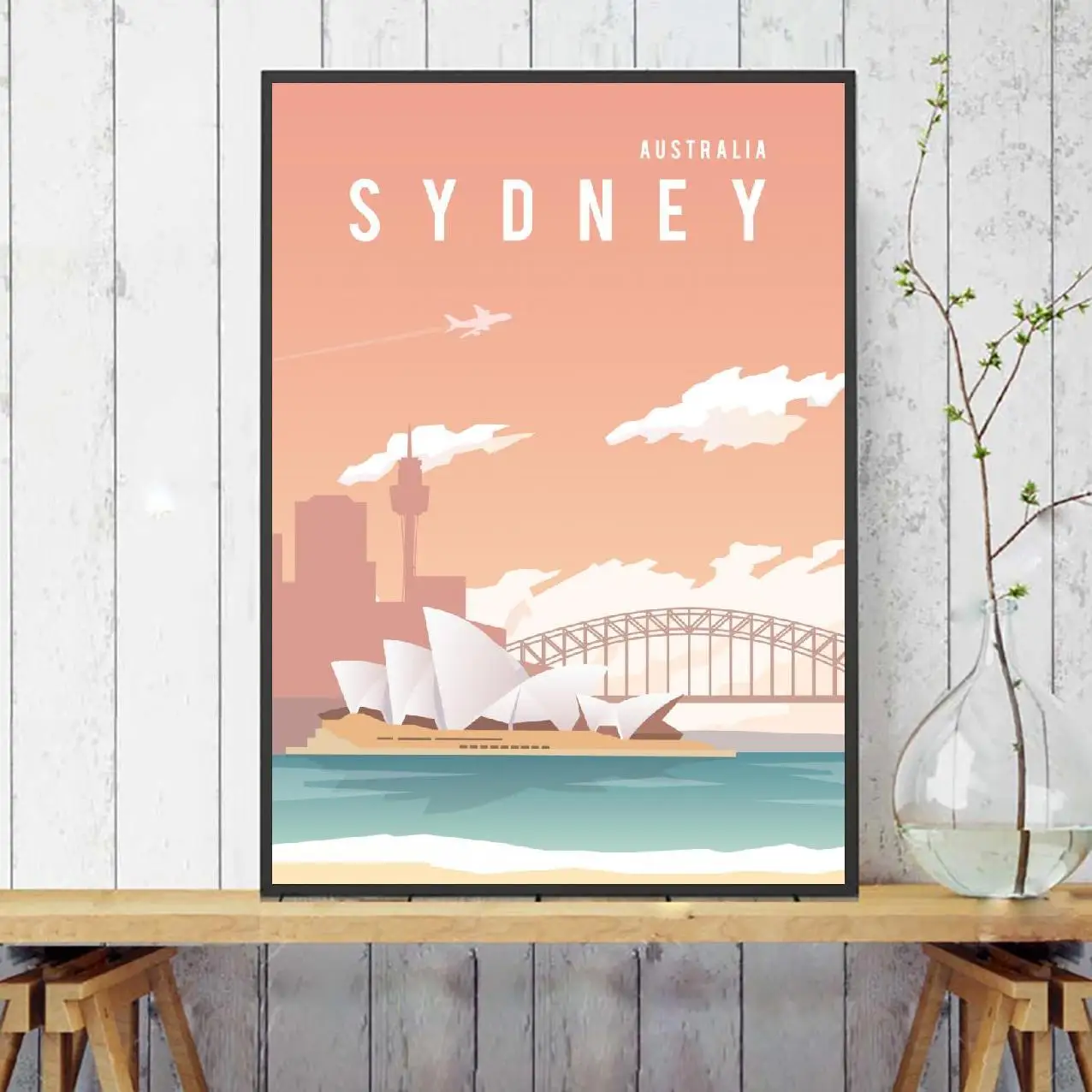 Сидней Австралия путешествия художественный холст плакат принты домашний Декор