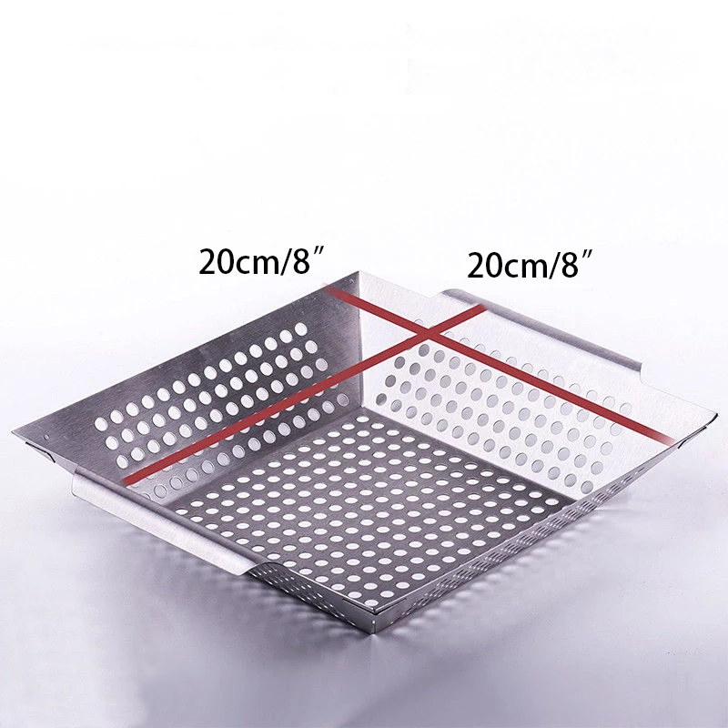 Корзина из нержавеющей стали для гриля и барбекю антипригарная форма выпечки