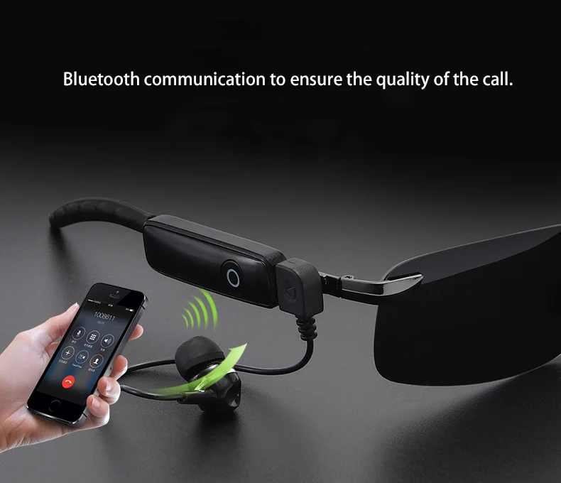New Brand Designer Intelligent Bluetooth Polarized Sunglasses Men Women Music Driving Sports Headphone Glasses For Man 3047