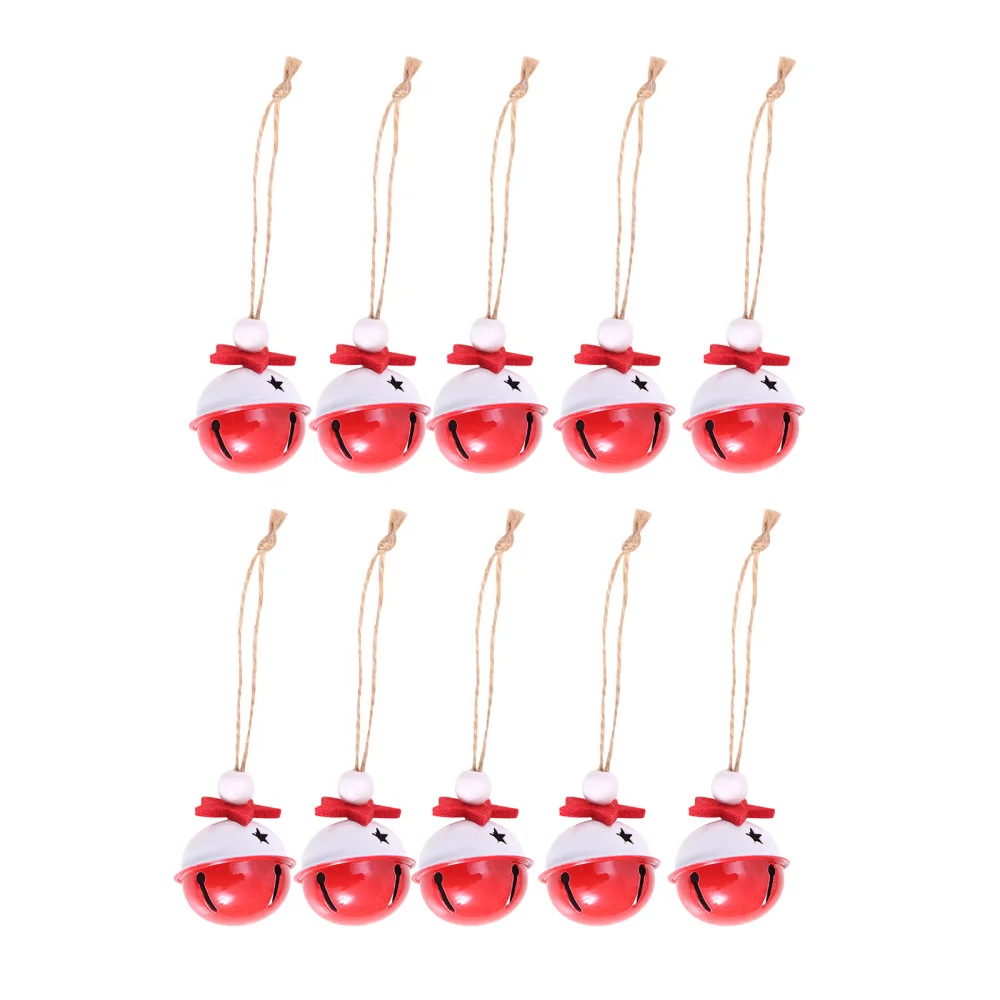 

Tree Pendant Christmas Bell Bells Xmas Ornaments Decoration Iron Festive Items Color Red Festival DIY Crafts Pendants