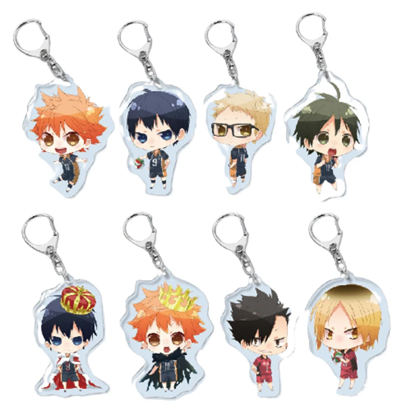 

Брелок Haikyuu акриловый для фигурок аниме, креативная периферическая игрушка, подарок, аксессуары, Мультяшные аниме фигурки