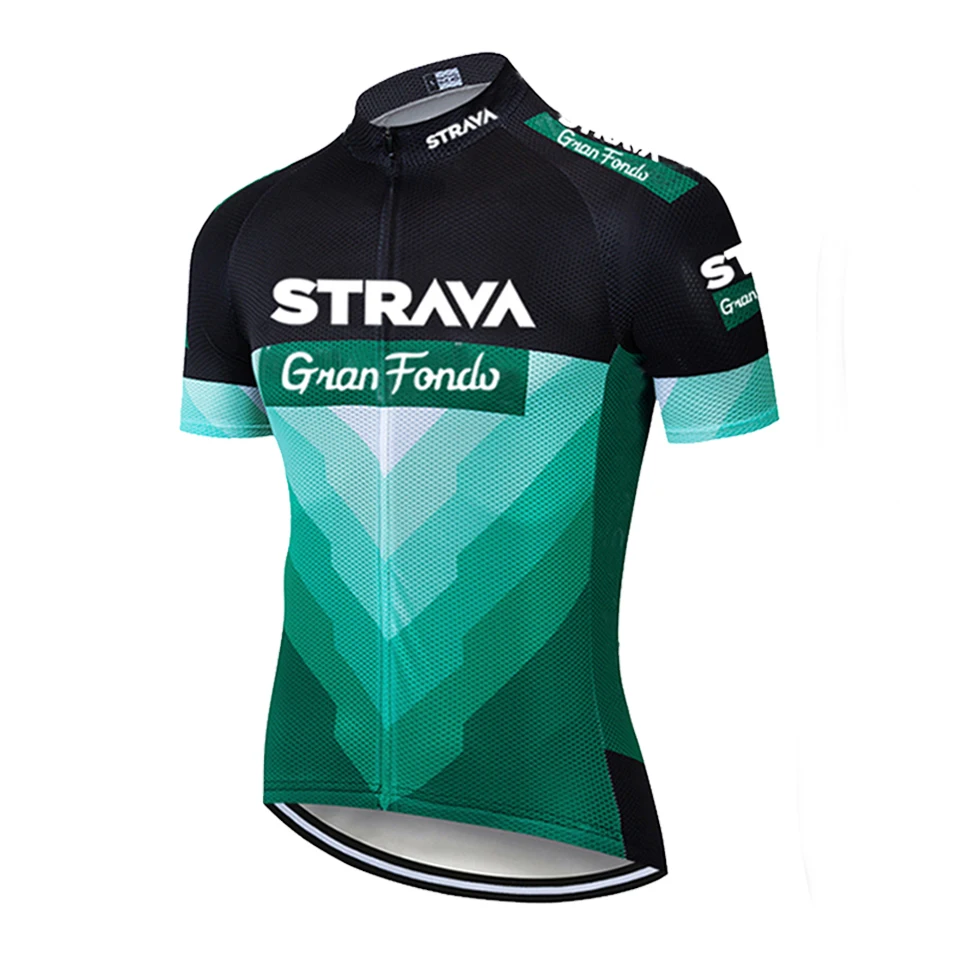 

2021 STRAVA Pro team Summer Jerseys Bike Shirt Men's Cycling Jersey Ciclismo Bicicleta Sportswear Maillot Ciclismo Breathable