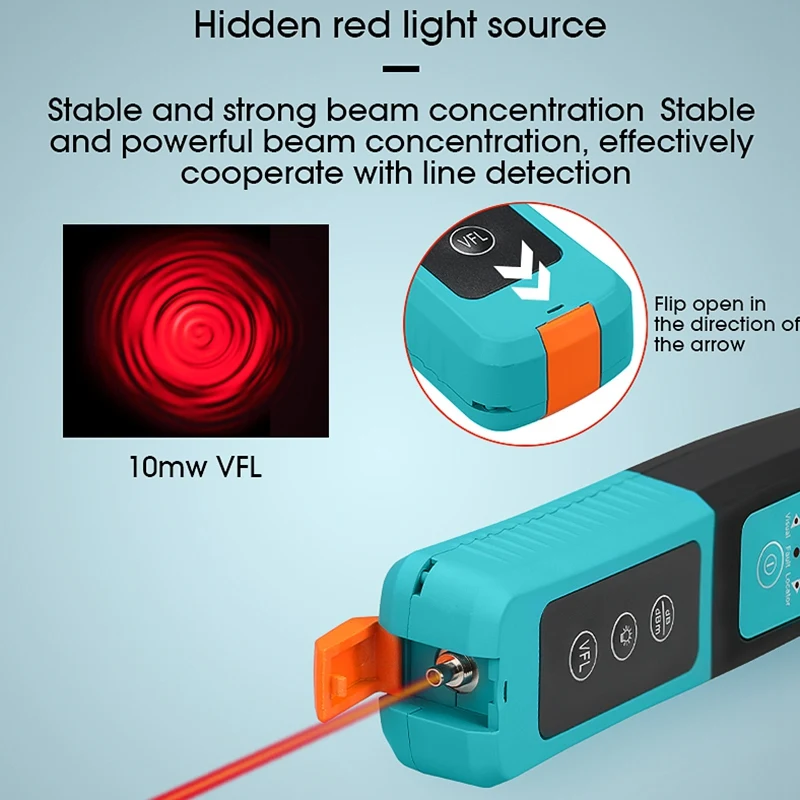 

COMPTYCO AUA-40 Fiber Optic Identifier Live Fiber Optical Identifier with 10Mw Visual Fault Locator 800-1700Nm SM MM