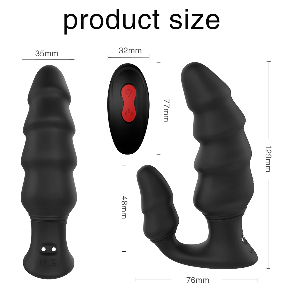 Беспроводной Вибратор с пультом ДУ секс игрушки для мужчин массажер простаты