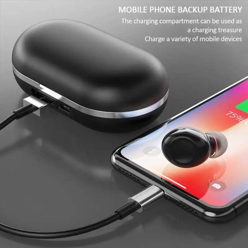 ZLT наушники-вкладыши TWS с 5 0 Bluetooth Беспроводной наушники IPX4 Водонепроницаемый