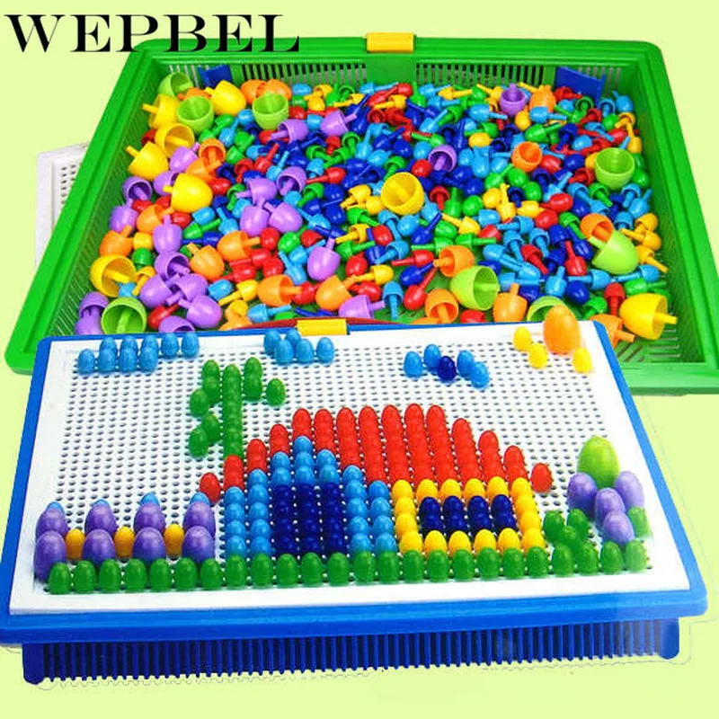 WEPBEL детские игрушки раннего развития креативный колышек доска с 296