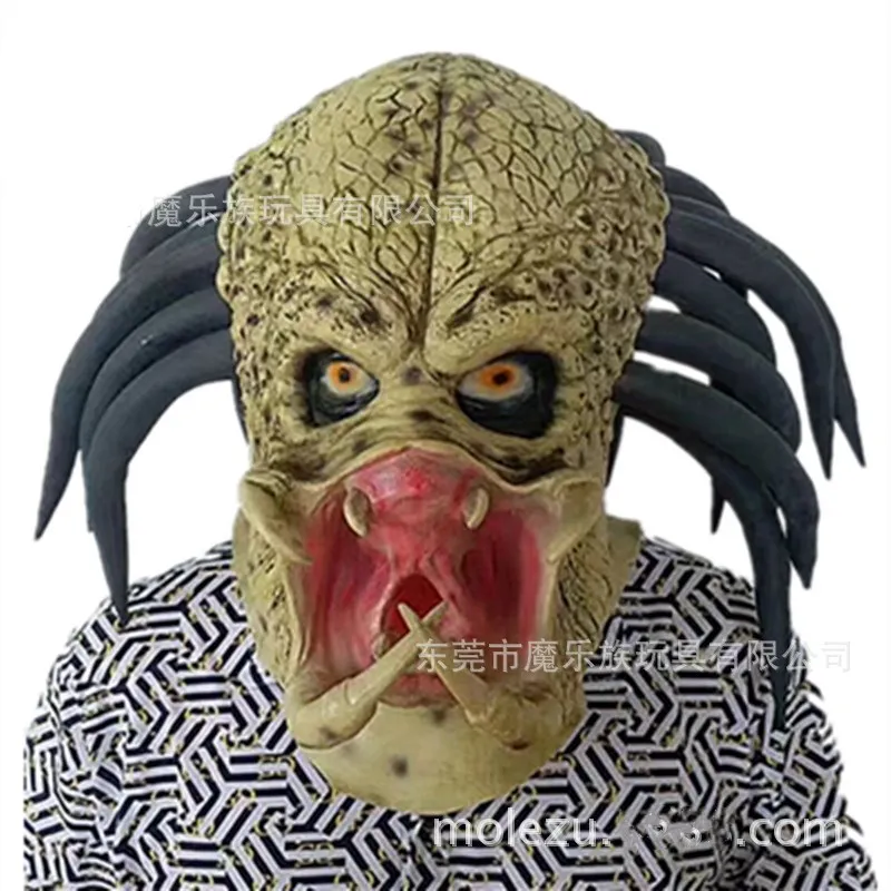 Высококачественная маска хищника для Хэллоуина страшная маскарадная вечеринка