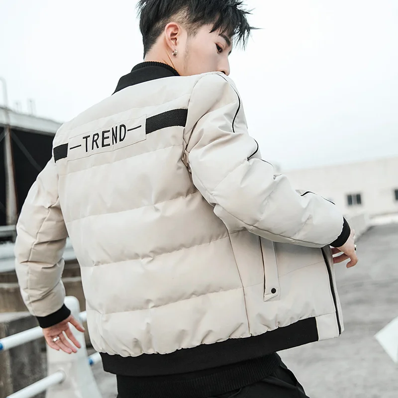 

2020 winter new cotton padded clothes men's work padded Korean Short thickened jacket