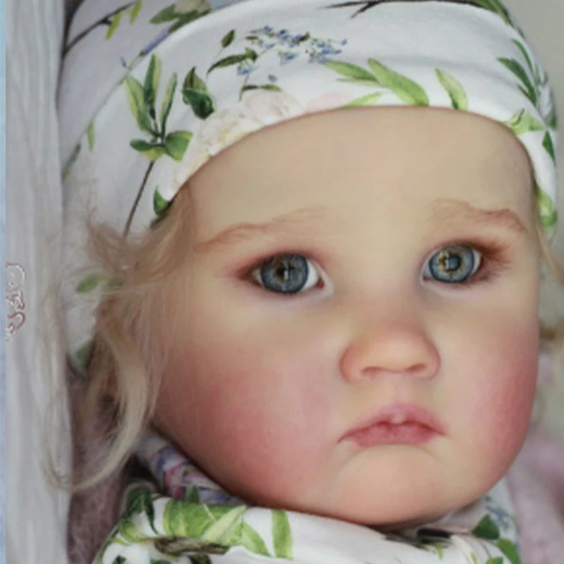 

25inch Reborn Doll Parts Bebe reborn Charlotte Toddler girl Lifelike Real Unfinished DIY Blank Doll Kit with body