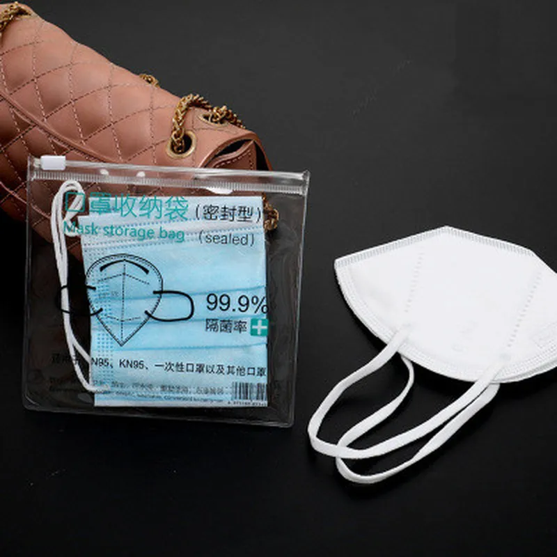 Пластиковый переносной пыленепроницаемый контейнер для хранения маски 1/5 шт.