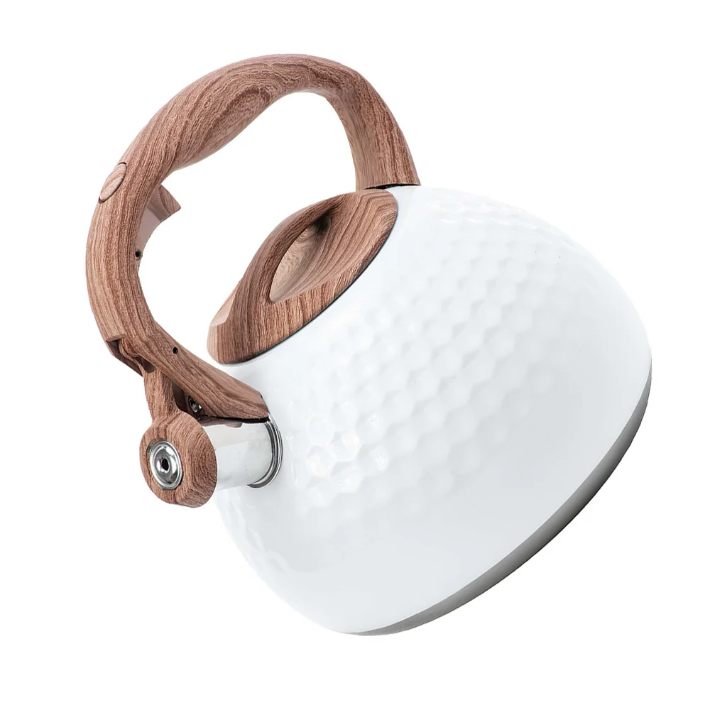 

1Pc 3L Stainless Steel Practical Kettle Whistling Kettle Boil Water Kettle