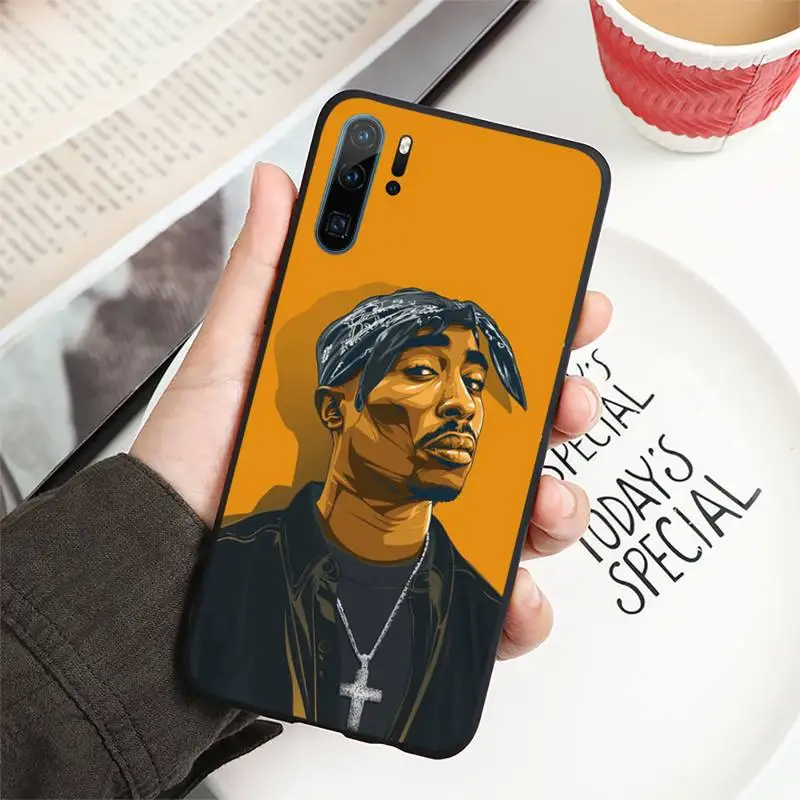 

2pac Phone Case For Huawei P40 P20 P30 lite Pro P Smart 2019 Mate 40 20 10 Lite Pro Nova 5t