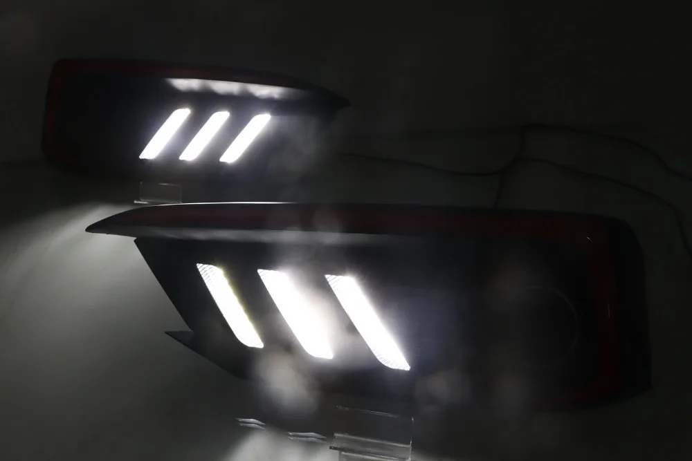 Год для Honda Civic Дневной светильник автомобильные аксессуары светодиодный DRL головной светильник для Civic противотуманный светильник