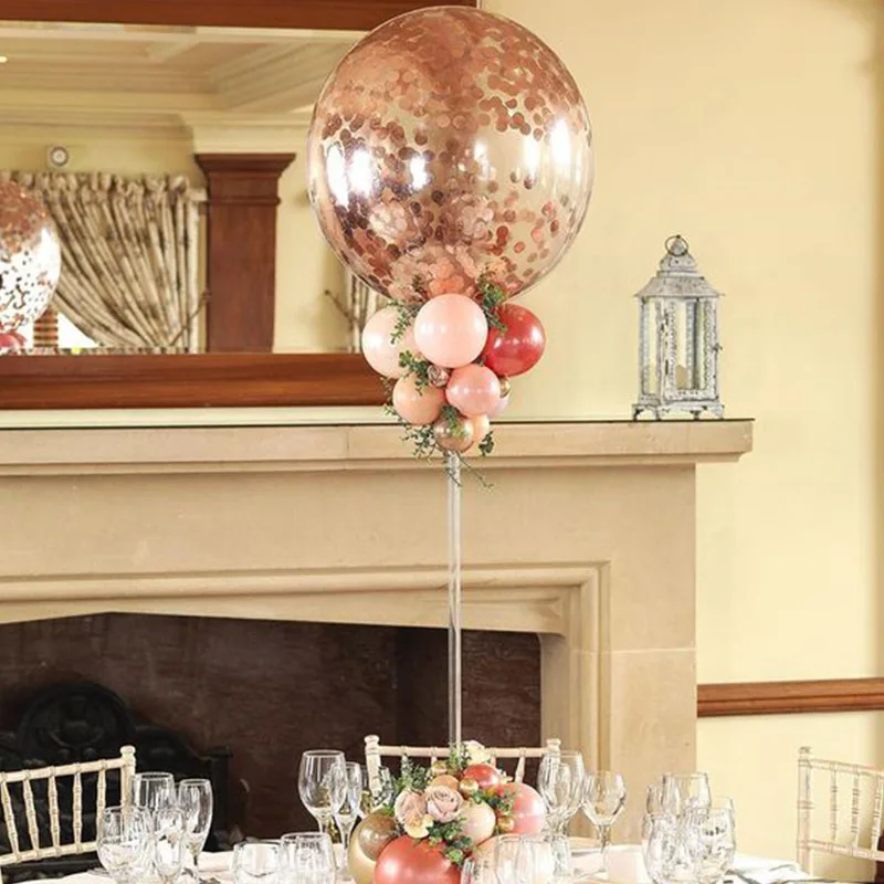 Светодиодная баллонная подставка 35 см БОБО шар палка свадебное украшение стола