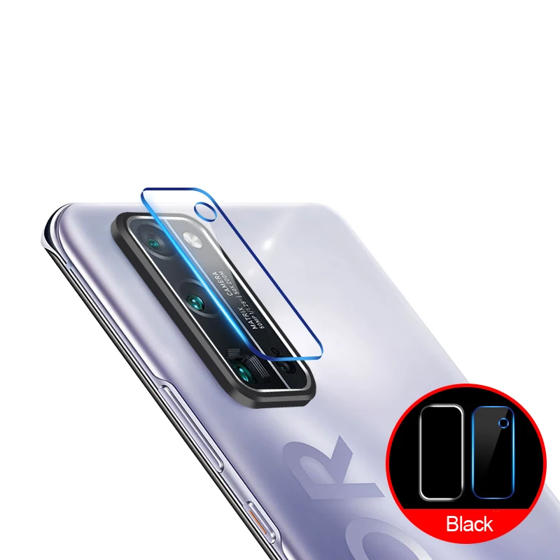 Закаленное стекло + металлическое защитное кольцо для Huawei Honor 30 Защитная пленка