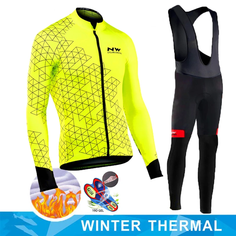 

Новинка 2022, зимний флисовый профессиональный комплект из Джерси для велоспорта, велосипедная одежда, одежда для велоспорта, гоночный велос...