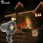 Рождественский лазерный проектор, уличный садовый светильник, водонепроницаемая, с пультом дистанционного управления, 32 узора, праздничное новогоднее освещение