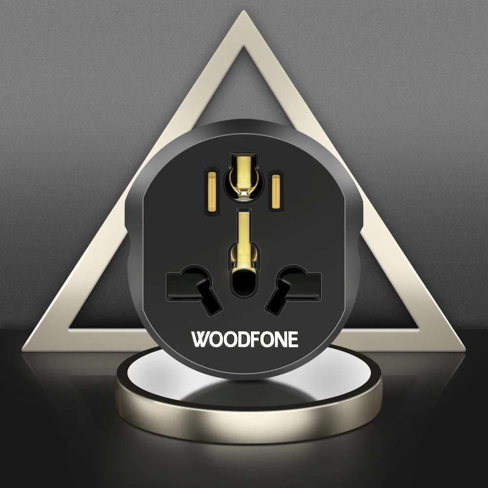 WOODFONE 16A Универсальный адаптер для розеток европейского стандарта US UK AU CN ЕС