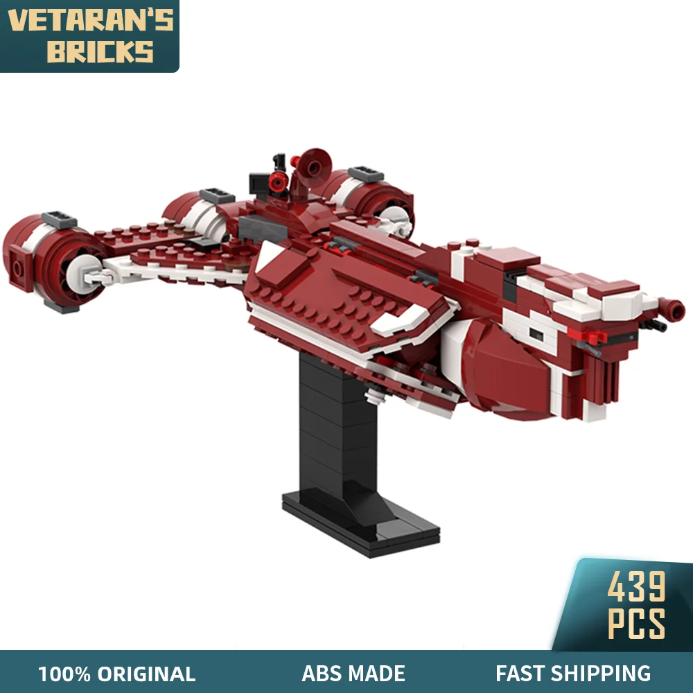 

MOC Spaceship Star Ship Wars Consular Class Cruiser Modular Battleship Jet Shuttle Model Building Blocks Toy Kid Christmas Gift