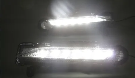 Фото Светодиодсветодиодный дневные ходовые светильник ни для автомобилей Toyota Yaris 2017, 2018, 2019, 1 пара №3