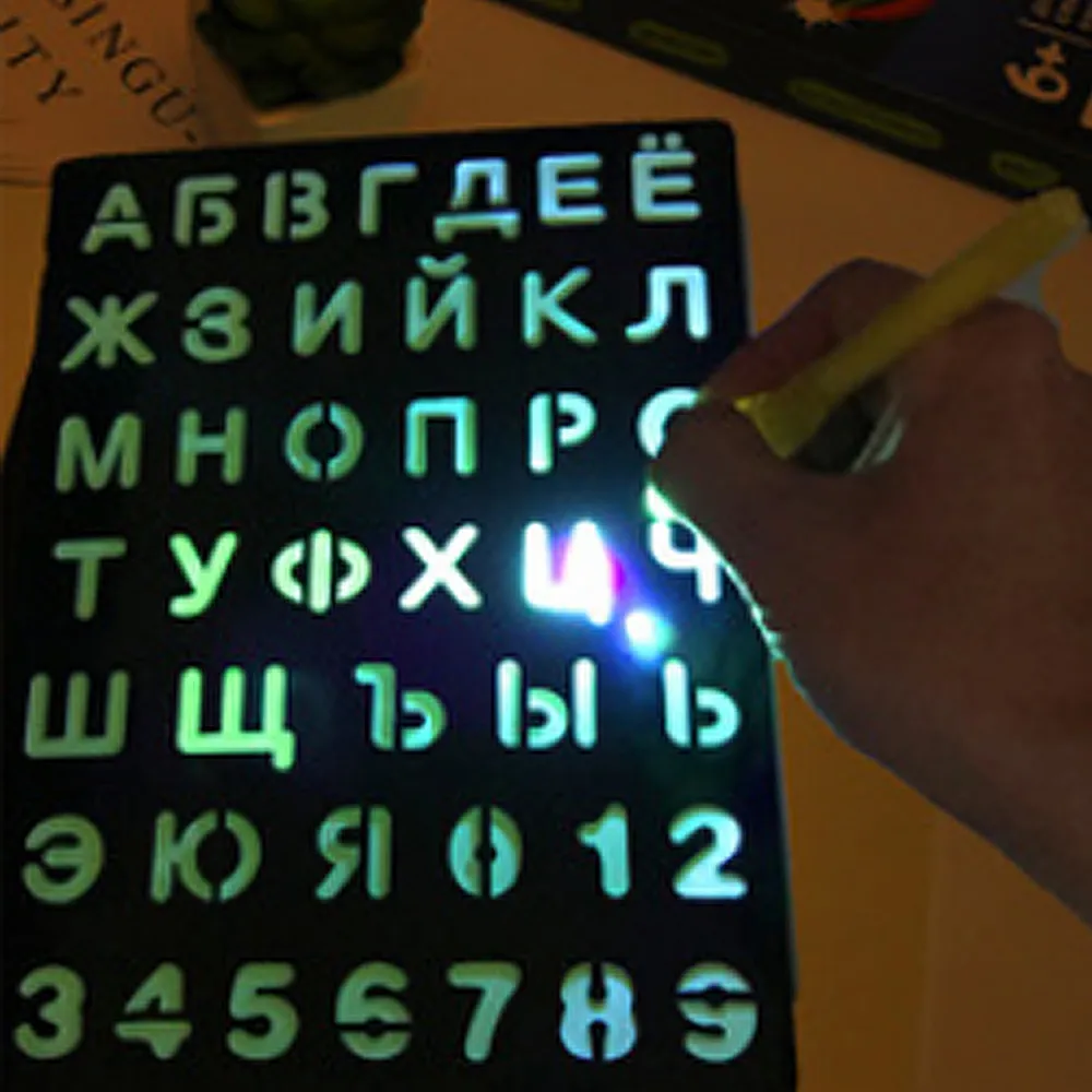 Игрушки для детей планшет рисования Рисование с светильник-веселая и