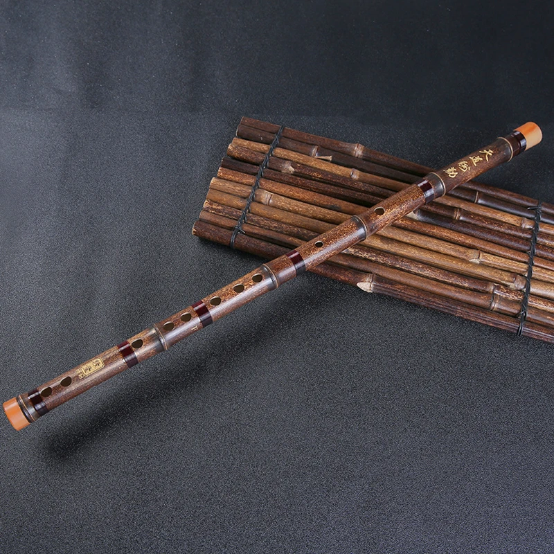 Китайский Фиолетовый бамбуковая флейта Unpainte CDEFG ключ flauta поперечный Bambu один