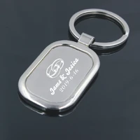 100set customized wedding gift favors for guest stainless steel keychaincar keychain custom with your wedding date and names