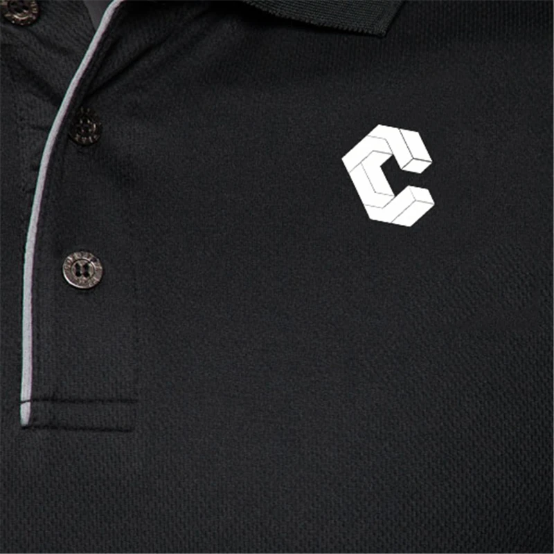 Бренд Camisa masculina мужские рубашки поло быстросохнущие с коротким рукавом мужские рубашки поло спортивные майки Golftennis размер плюс Мужской топы
