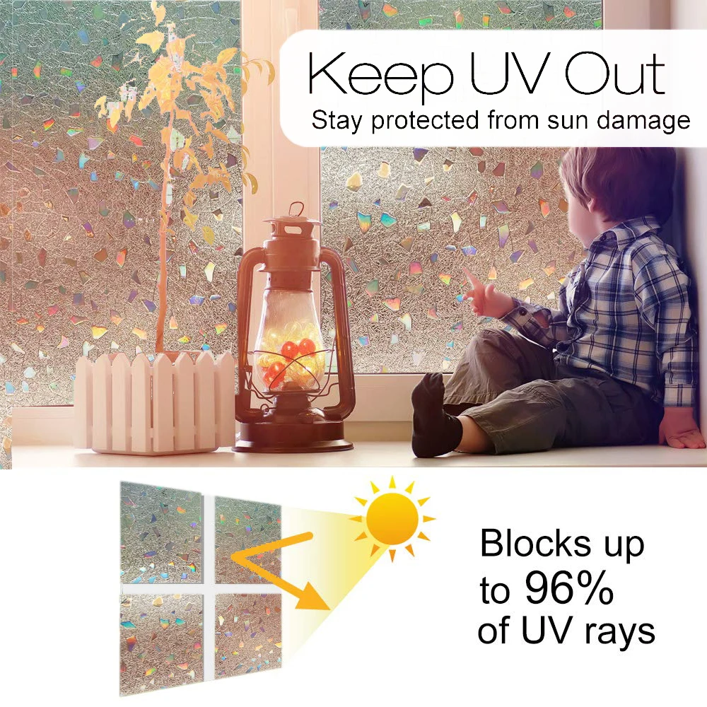 Многоразмерная декоративная оконная пленка солнцезащитные наклейки витражные