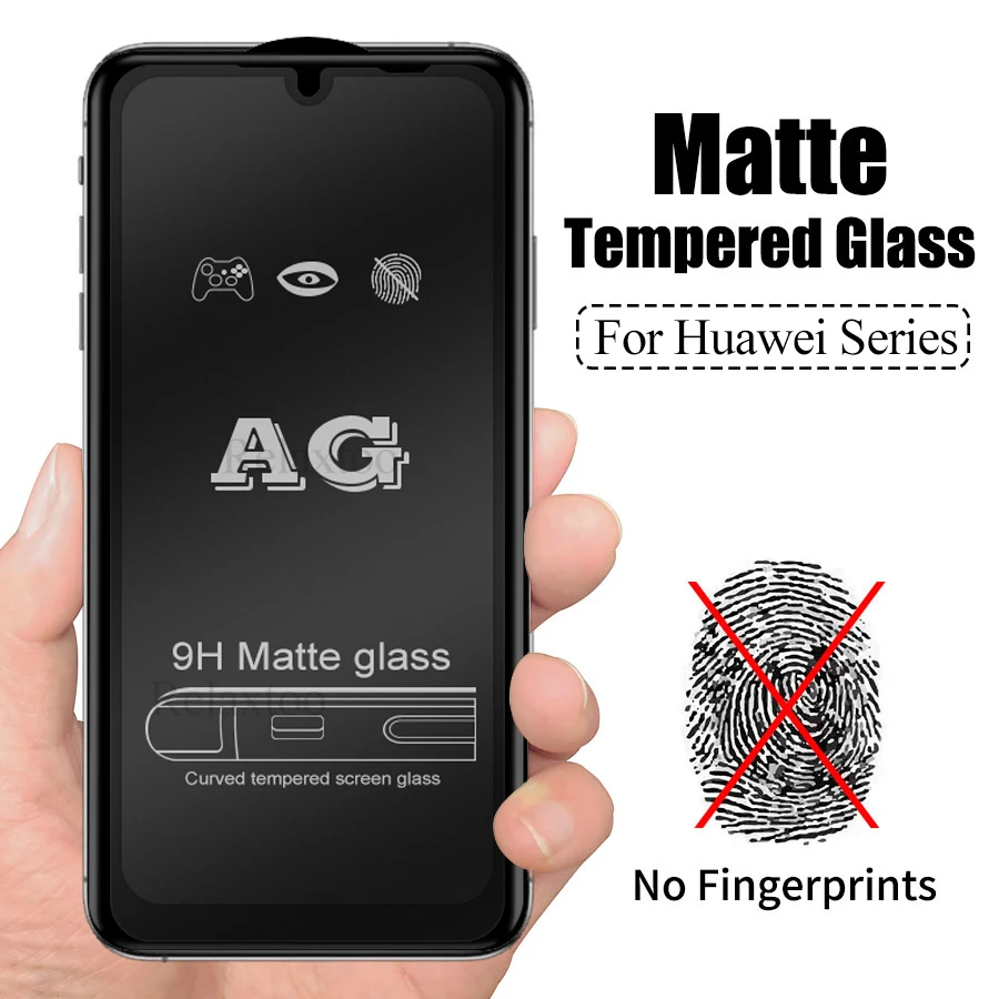 Матовое стекло на honor 10 lite 20 pro 8c 8x8s закаленное для huawei p20 p30 y5 p smart 2019 матовое