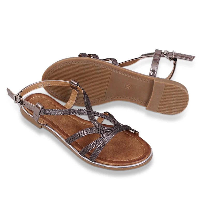 

Women Flat Sandals Summer 2021 Outdoor Solid Plus Size Concise Ladies Shoes Comfortable Leisure Fashion New Women Footwear