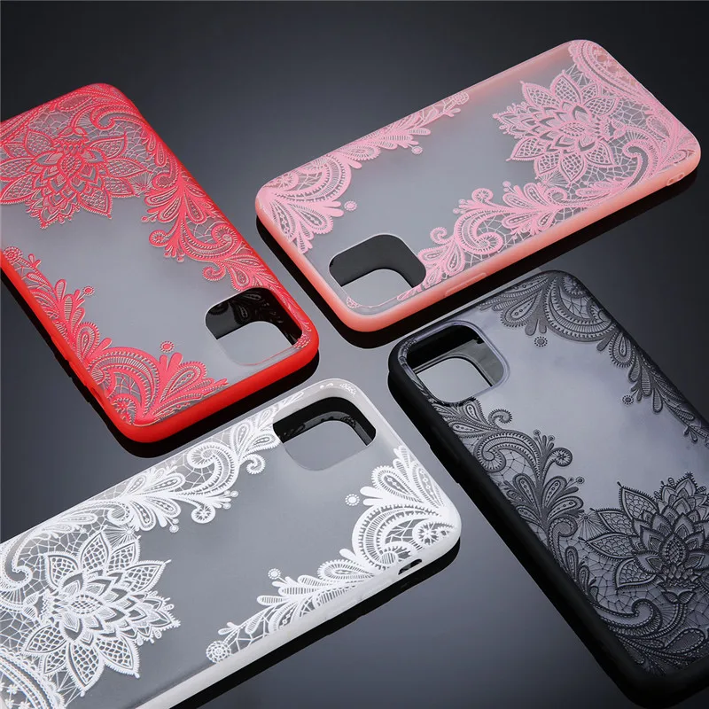 Lovebay сексуальный чехол для телефона с цветочным рисунком iPhone 11 Pro X XS XR Max 5 5S 6 6s 7 8 Plus