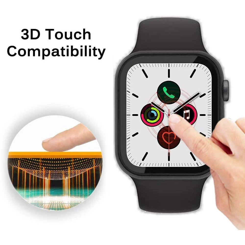 Glass+Case Protection Apple Watch Case Series 8 7 se 654 321 Bumper for iWatch 45mm 41mm 42mm38mm40mm 44mm Protector Apple Watch