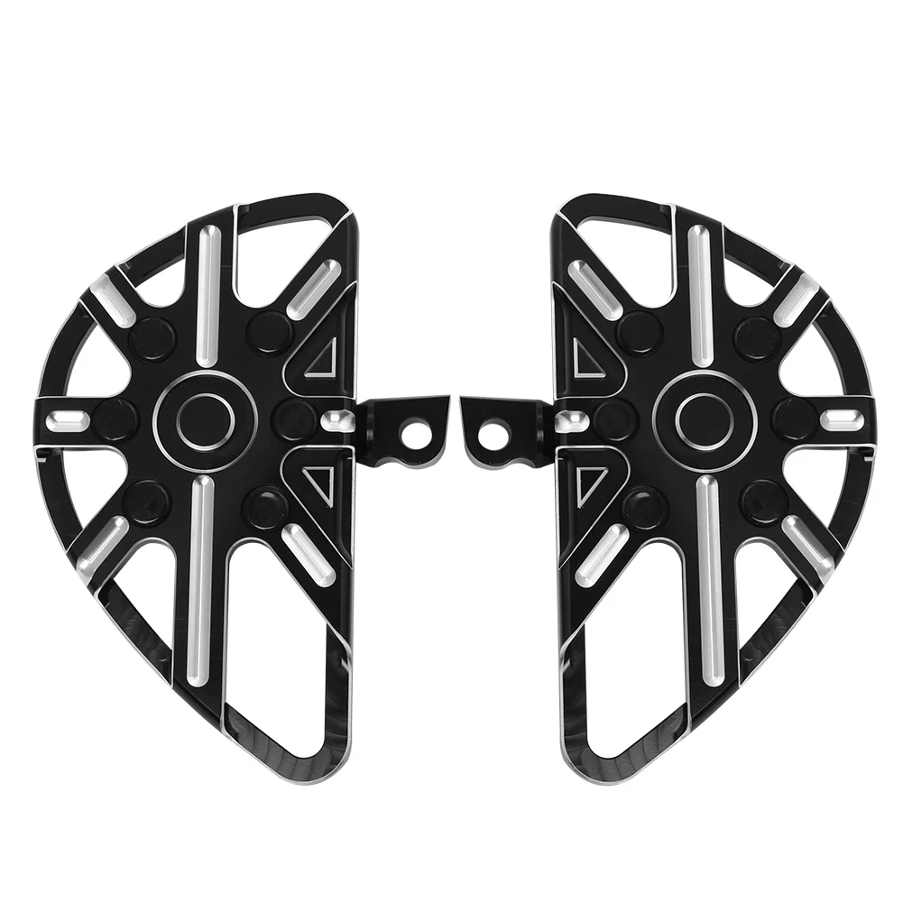 

Motorcycle Black Aluminum Footpegs Male Mount Foot Rests Floorboard For Harley Touring Road King Sportster XL883 XL1200 Dyna 48