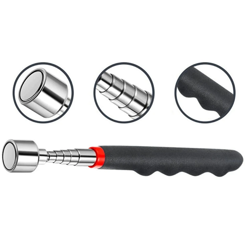 

Magnetic Telescoping Pick-up Tool Kit Round and Square 360 Swivel Adjustable Inspection Mirror and Telescoping Tools