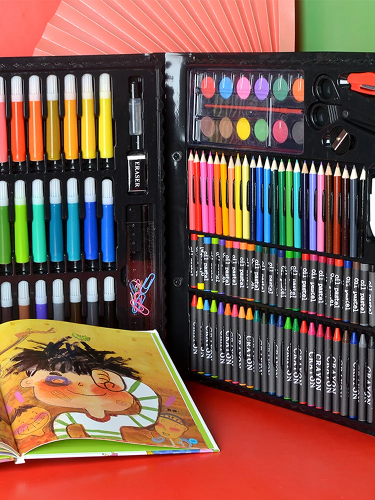 Детский набор для рисования, 150 шт., акварел...