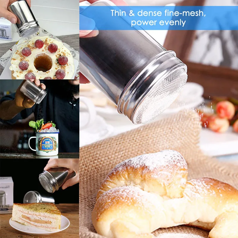 Нержавеющая сталь шейкеры для порошка капучино пресс-форм нарядное Кофе печать