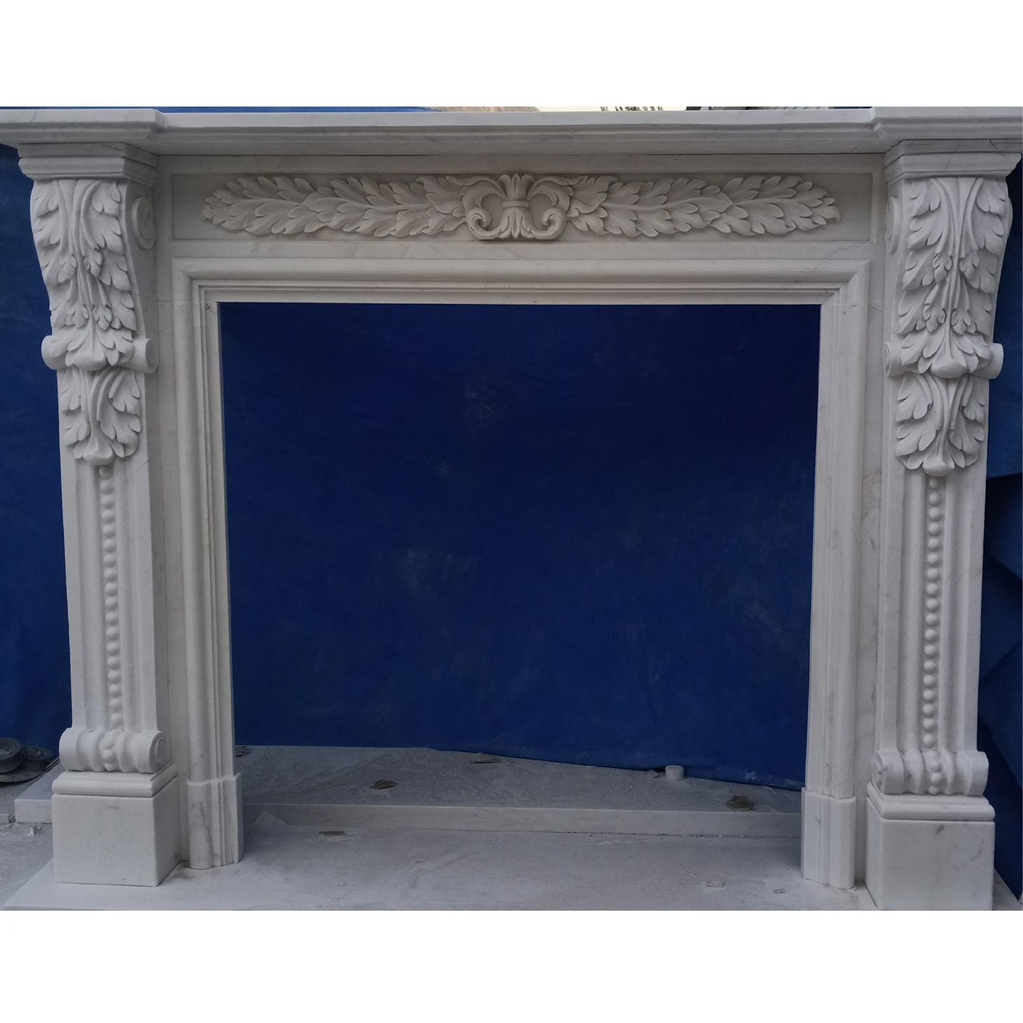 Мраморная каминная полка объемная рамка камин в английском стиле для гостиной |