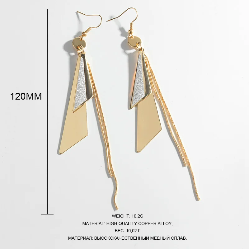 

New Fashion Round Drop Korean Heart Earrings Geometric Long Asymmetry Rhinestone Love Earring For Women Wedding 2020 Jewelry