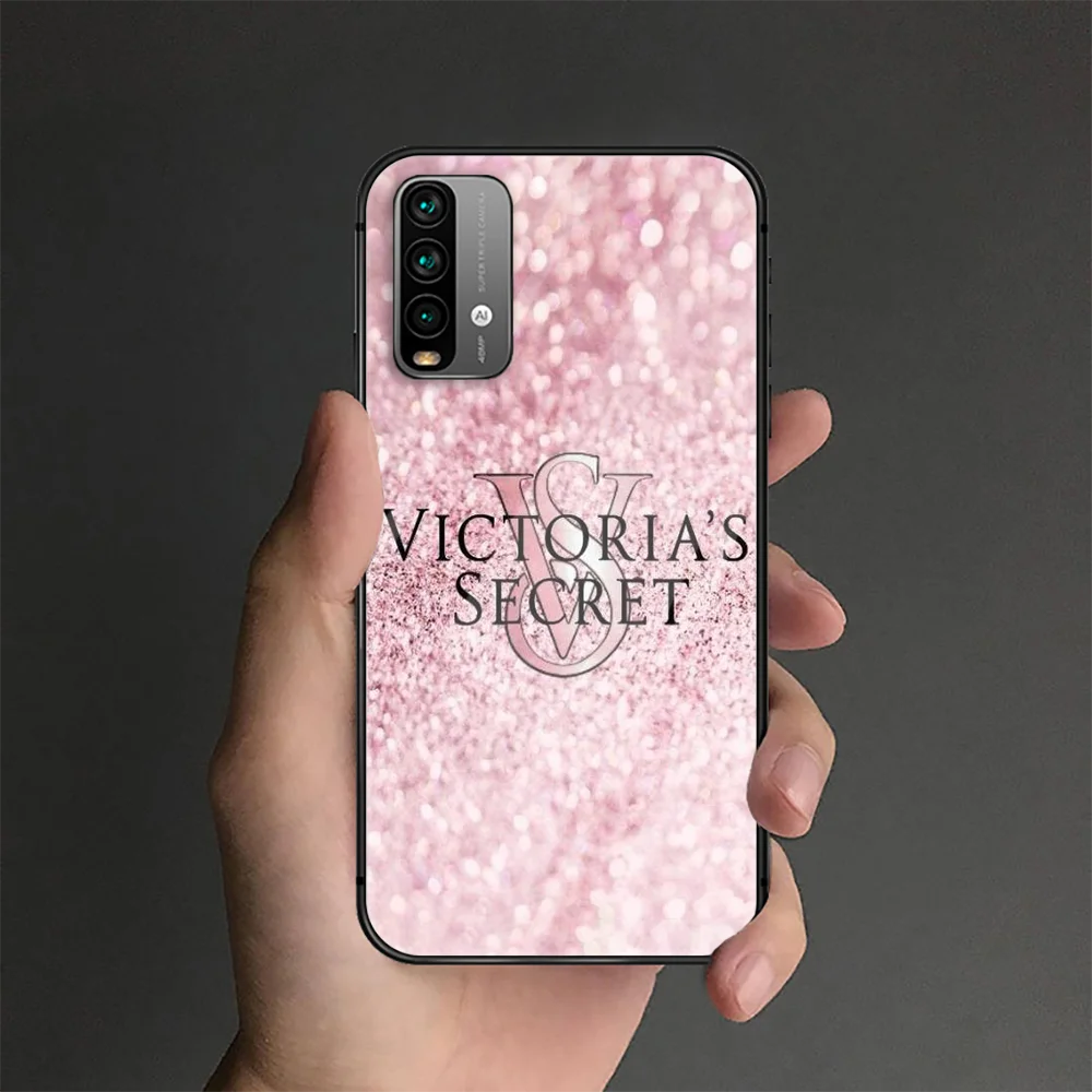 

Pink Victoria Phone Tempered Glass Case Cover For Xiaomi Redmi Note 7 8 9 A S T K30 Pro Ultra Painting 3D Trend Bumper