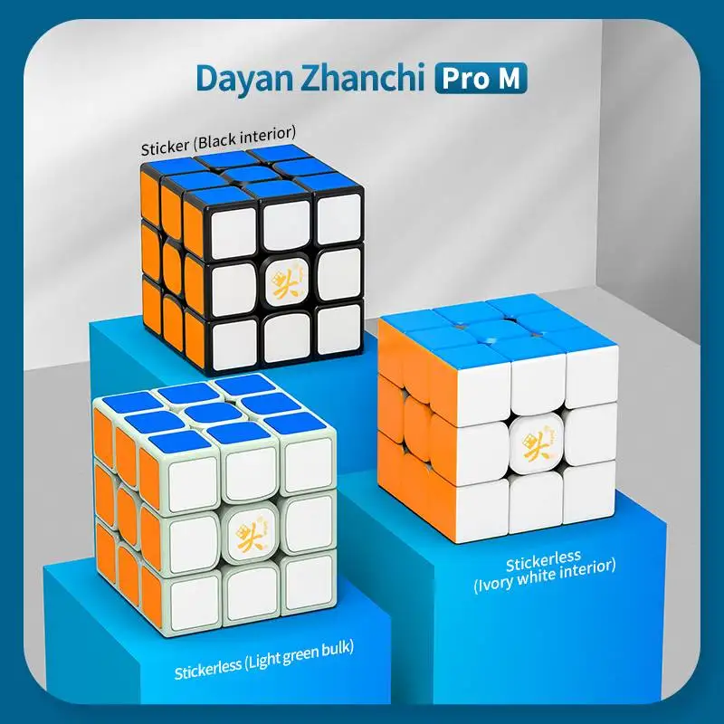 

2021 Newest Dayan Zhanchi Pro M 3x3 Magnetic Cube Magic Cubes 3x3x3 Puzzles Speed-cube Educational Toys Gifts For Kids