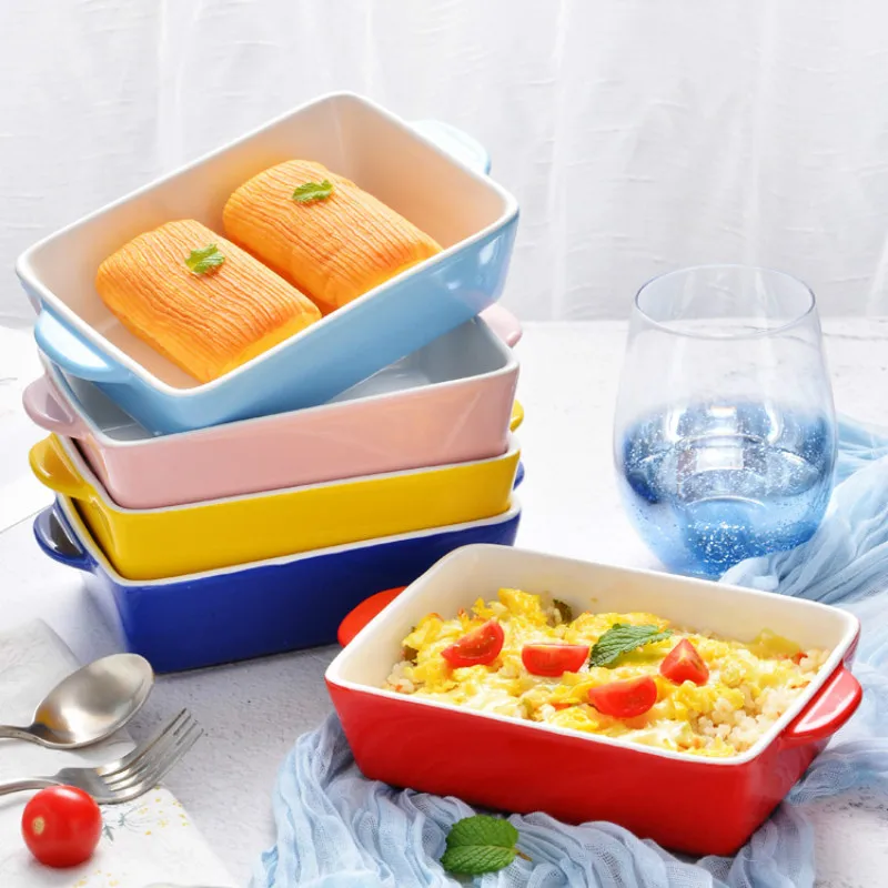 

Bread Chocolate Bakeware Japanese Ceramics Microwave Oven Sustainable Bakeware Pastry Cute Pasticceria Home Cookware DE50KP