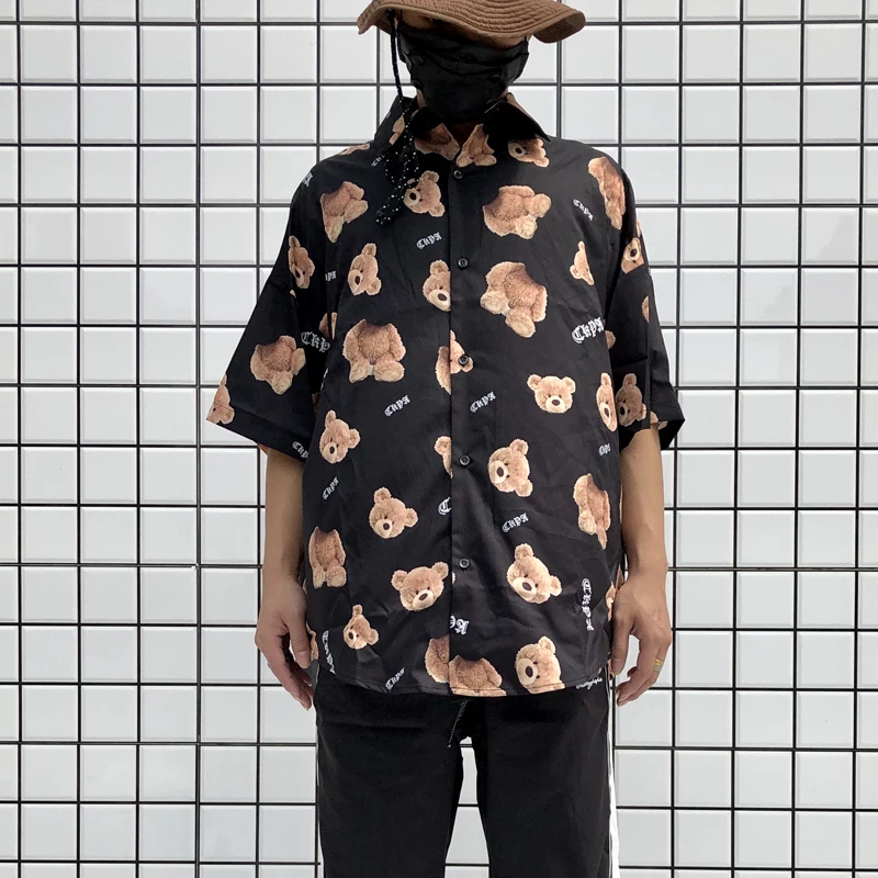 Новое поступление 2020 мужская рубашка уличная одежда гавайская для мужчин летняя