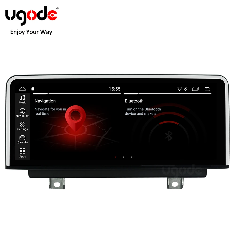 Ugode PX6 автомобильный мультимедийный плеер 10 25 &quotAndroid 9 0 для BMW X1 F48 2018 EVO GPS Навигация