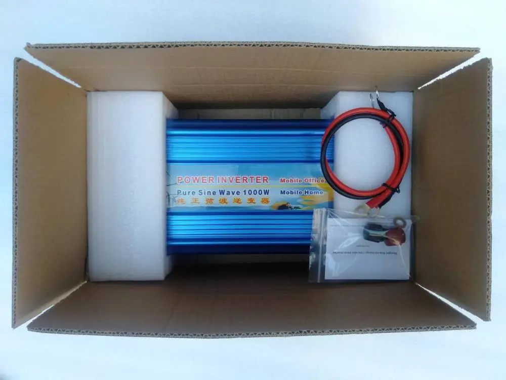 Пиковая мощность 2000 Вт 1000 DC12V к AC110V 60 Гц обновление чистая синусоида инвертор