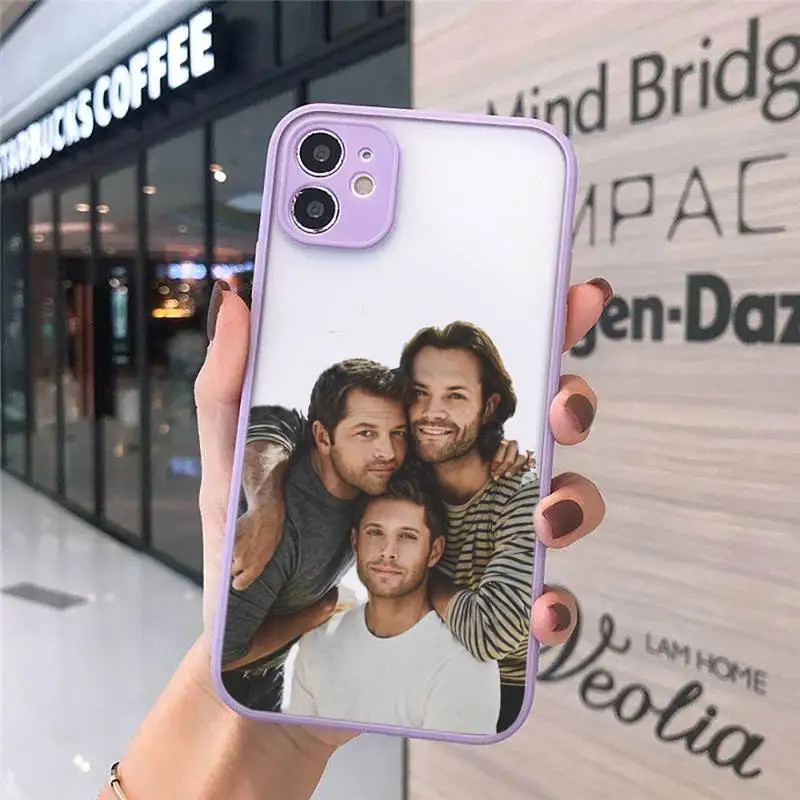 

Supernatural Jared Padalecki tv shows Phone Cases matte transparent For iphone 7 8 11 12 plus mini x xs xr pro max cover