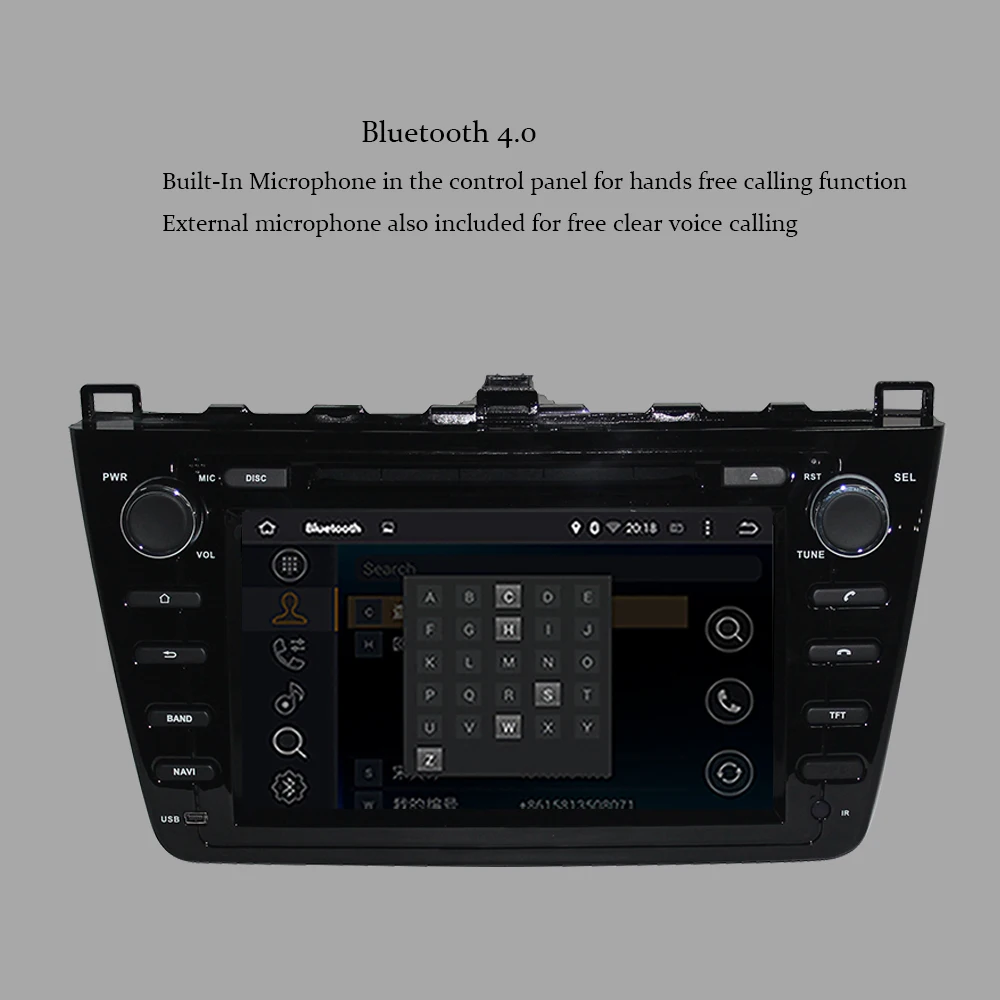 Android 10 0 Octa Core Автомобильный GPS-навигатор для Mazda6 Ruiyi/Ultra 2008-2012 автомобильный