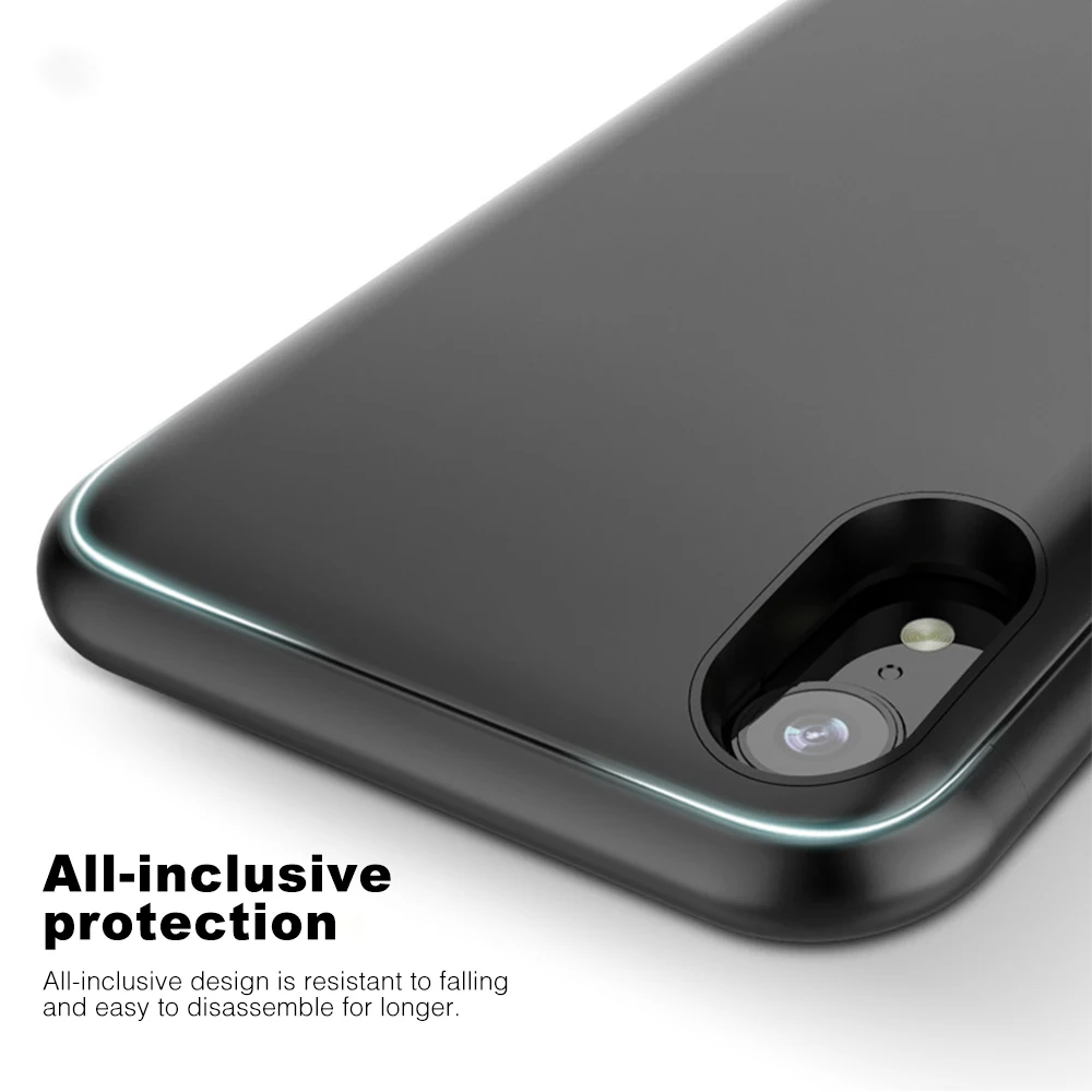 

Battery Case For iPhone X XS Max XR Power Bank Power Case Audio Slim Charger Powerbank Case For iPhone 6 6S 7 8 Plus 5 5S SE XR